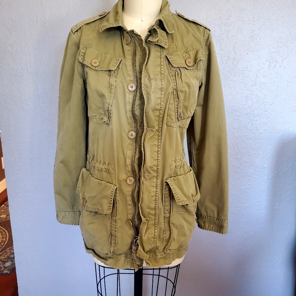 JCrew Chino cargo jacket without hood